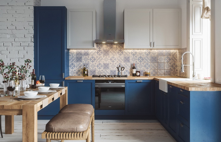 L shape kitchen designs